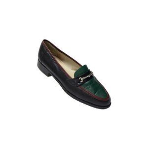 Marie (Sweden) 80s, Tricolor, Apron Seam, Bit Loafer, Equestrian